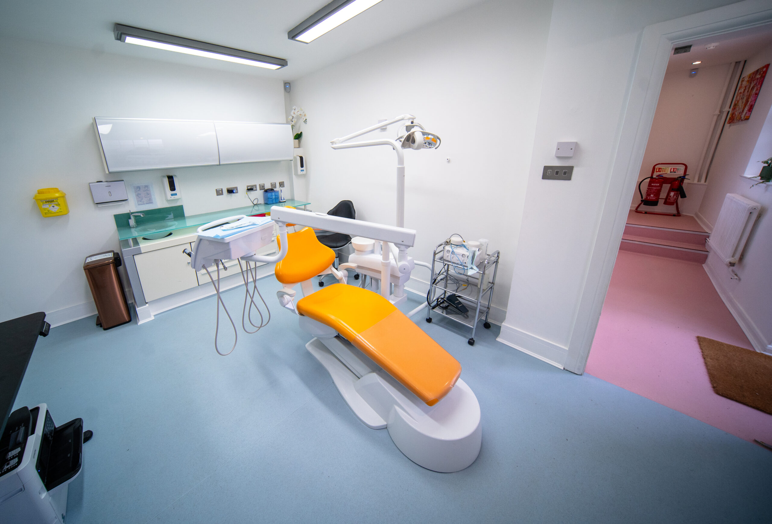 Modern dental treatment room at Abbey Wood Dental Mill Hill