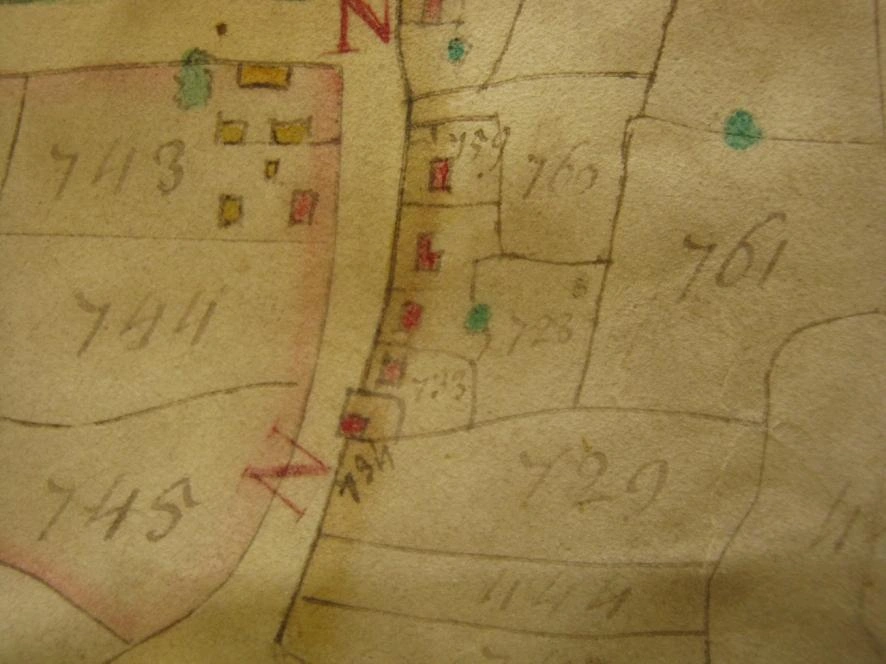 1754 plan of the manor and parish of Hendon showing the Abbey Wood site
